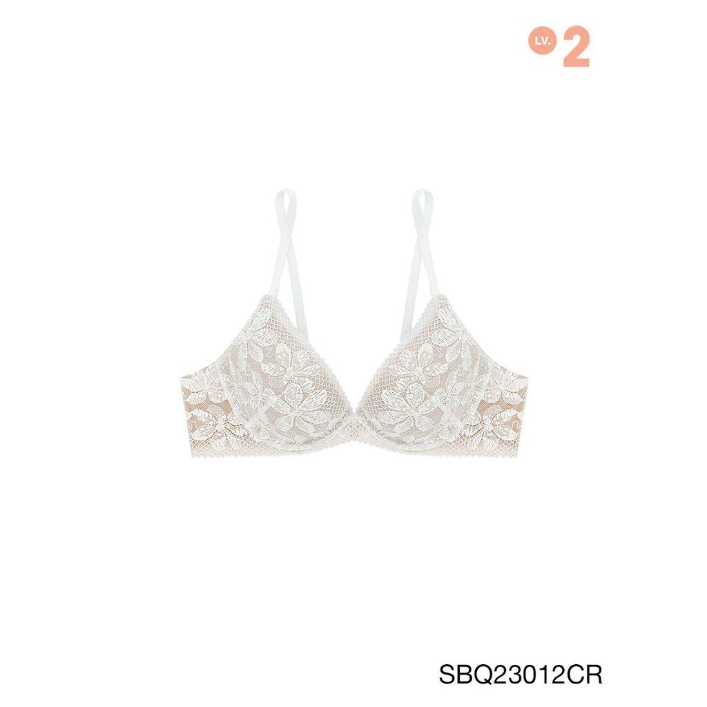 Sabina เสื้อชั้นใน มีโครง รุ่น TWENTY FIVE รหัส SBQ23012CR สีครีม