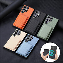 2-in-1 เคสป้องกันโทรศัพท์มือถือ แบบแม่เหล็กดูด สําหรับ Samsung S24 S23 S22 Ultra Plus S23Fe