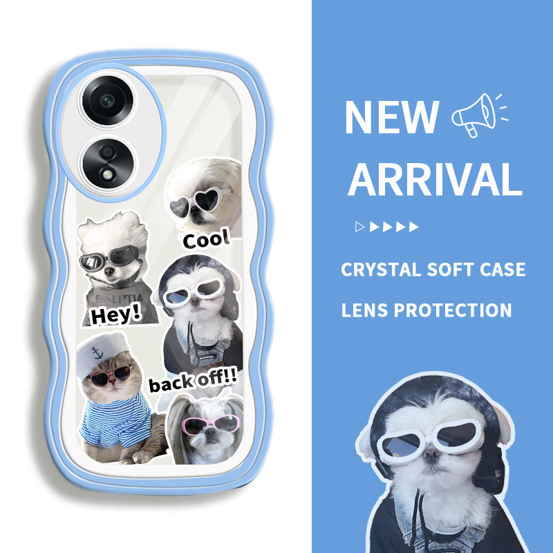 สําหรับOppo A58 4GสําหรับOppoA58 OPOP 0PP0 A58 OPปลอกHP Softcase Kesingน่ารักโทรศัพท์Cesing Cassing 