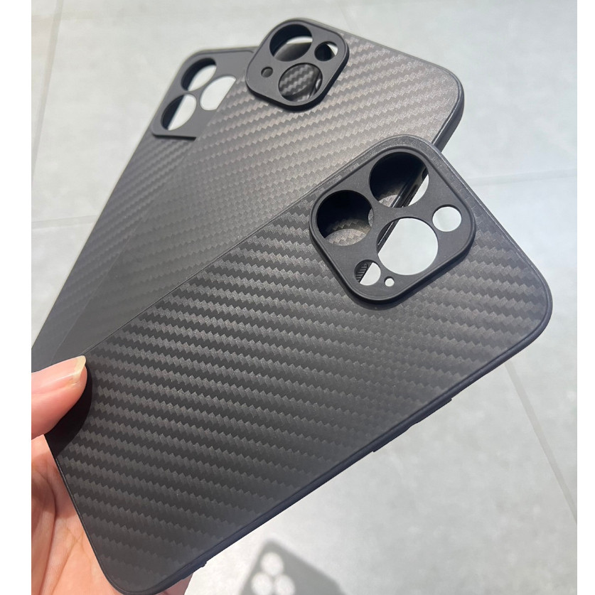 เคส iphone 11 pro max 14 pro max i13 12 mini  i13 pro max  i12 pro max เคส เคฟล่าดำ สำหรับรุ่น iphon