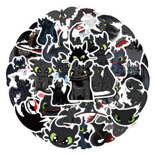 ❉ Toothless Series 01 Stickers ❉ 50Pcs/Set Waterproof DIY Fashion Decals Doodle Stickers
