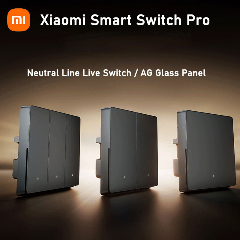Xiaomi Smart Switch Pro สวิตช์ติดผนังไร้สาย AG ควบคุมผ่านแอพ สําหรับบ้าน
