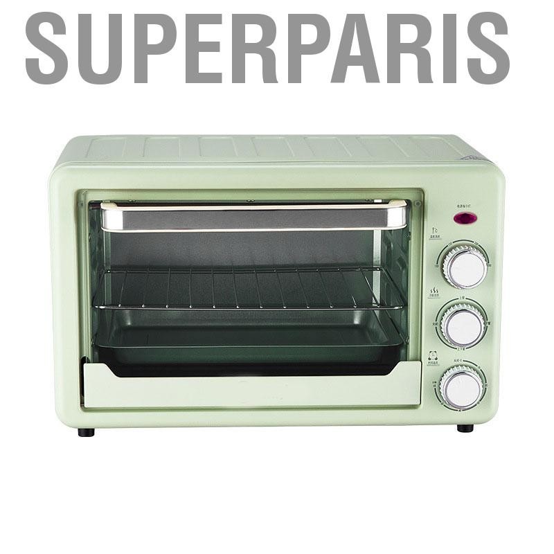 Superparis Small Oven  Adjustable Exquisite Efficient Electric for Home