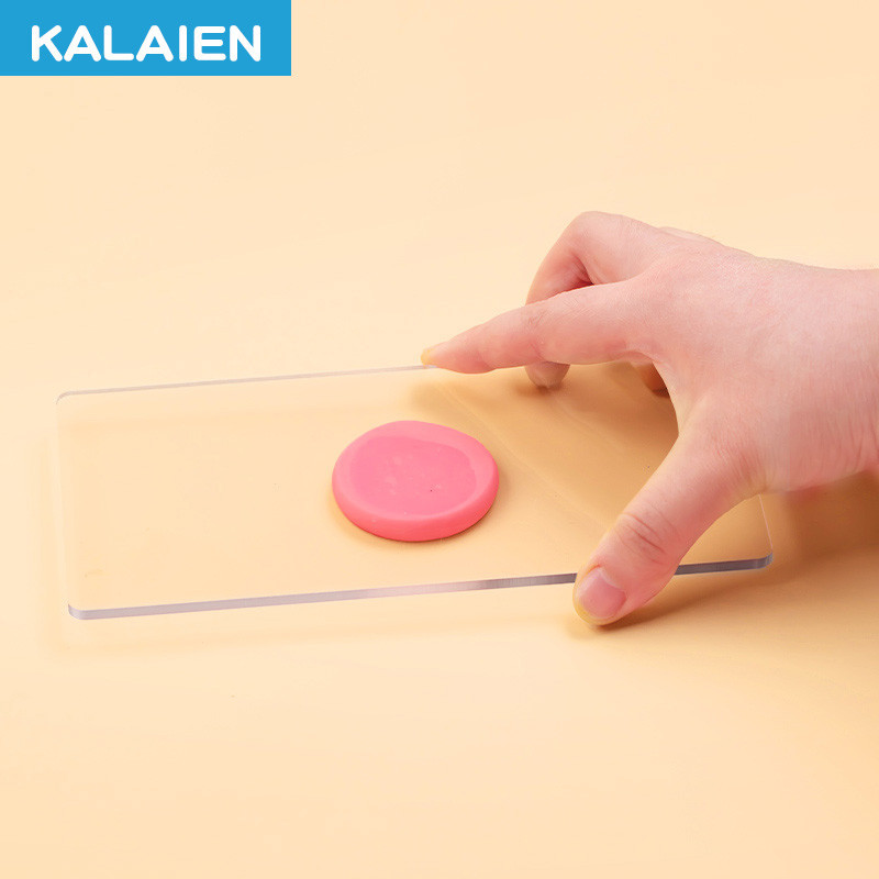 Kalaien บอร์ดโพลิเมอร์ใส สําหรับทําฟองดองท์ ดินโพลิเมอร์ Diy