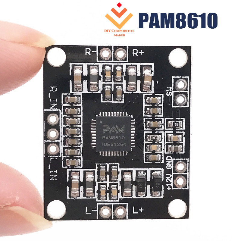 Pam8610 บอร์ดโมดูลขยายเสียงสเตอริโอดิจิทัล ช่องคู่ 2x15W ขนาดเล็ก