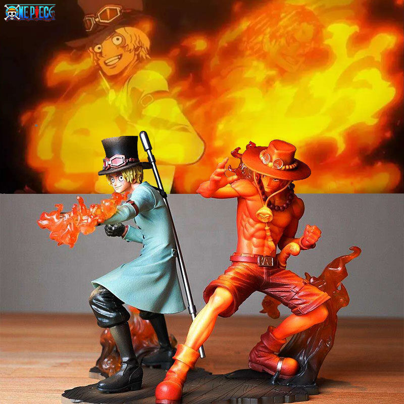 วันพีซโมเดล One Piece STAMPEDE Movie Ver. โปรโตกัสดีเอสรบ ซาโบ้ เอส Sabo Ace Fire Fist วันพีช Figure เอส 15cm บรรจุอยู่ในกล่องพีวีซี ฟิกเกอร์การ์ตูน