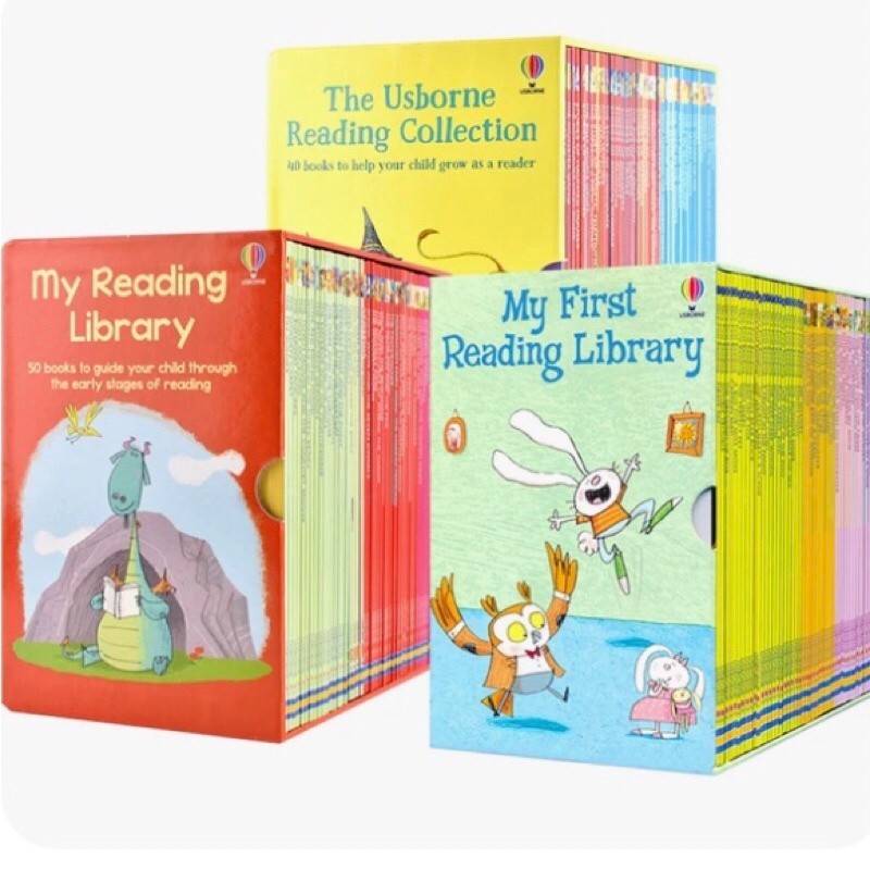 My First/Second Library Book Usborne + Usborne Phonics Readers Box Set เซตหนังสือฝึกอ่านสำหรับเด็ก