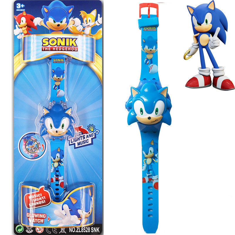 Sonic Watch นาฬิกาเด็ก Light Music ของเล่นนาฬิกา Cinnamoroll Melody Kuromi My Little Pony Doraemon เด็กชายและเด็กหญิงของขวัญวันเกิด