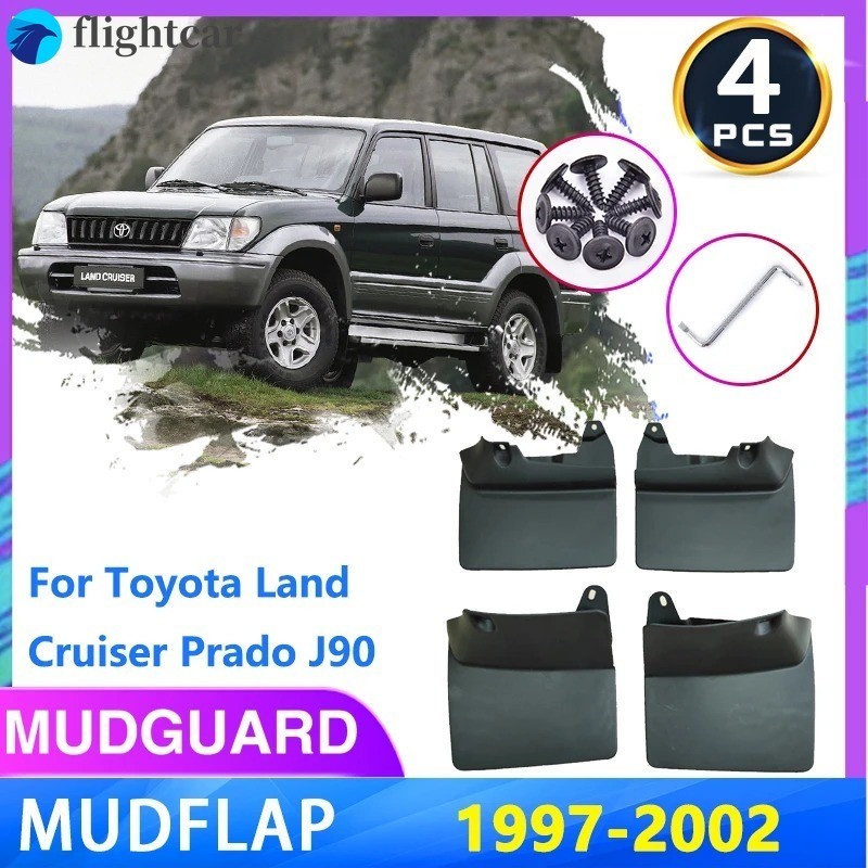 (FT) บังโคลนล้อรถยนต์ อุปกรณ์เสริม สําหรับ Toyota Land Cruiser Prado LC90 FZJ90 90 J90 1997~2002