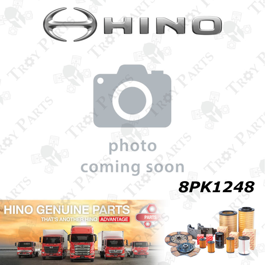 สายพานพัดลม Hino 90916-0273 สําหรับ Hino Dutro 300 N04C-A N04C-T N04CT 5 ตัน 6.5 ตัน - 8PK1248 ( 8PK