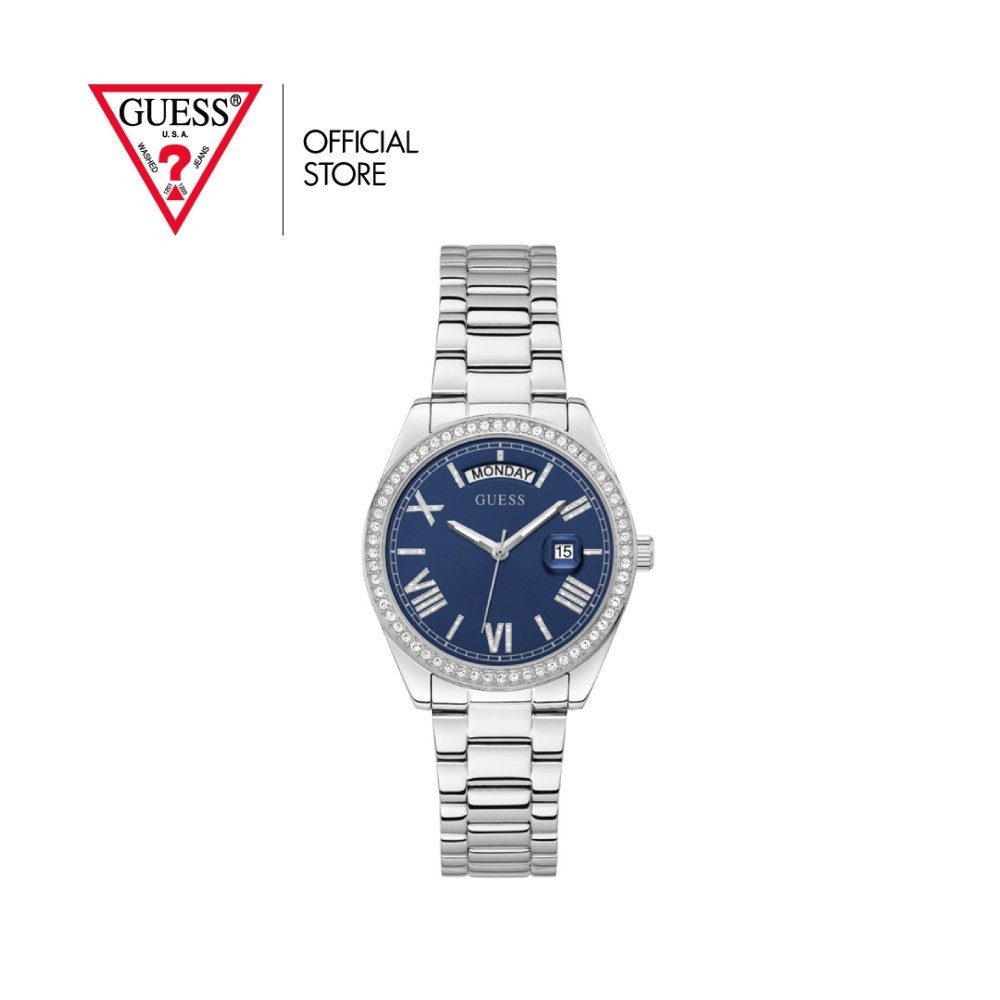 GUESS นาฬิกาข้อมือผู้หญิง รุ่น GW0307L1 สีเงิน