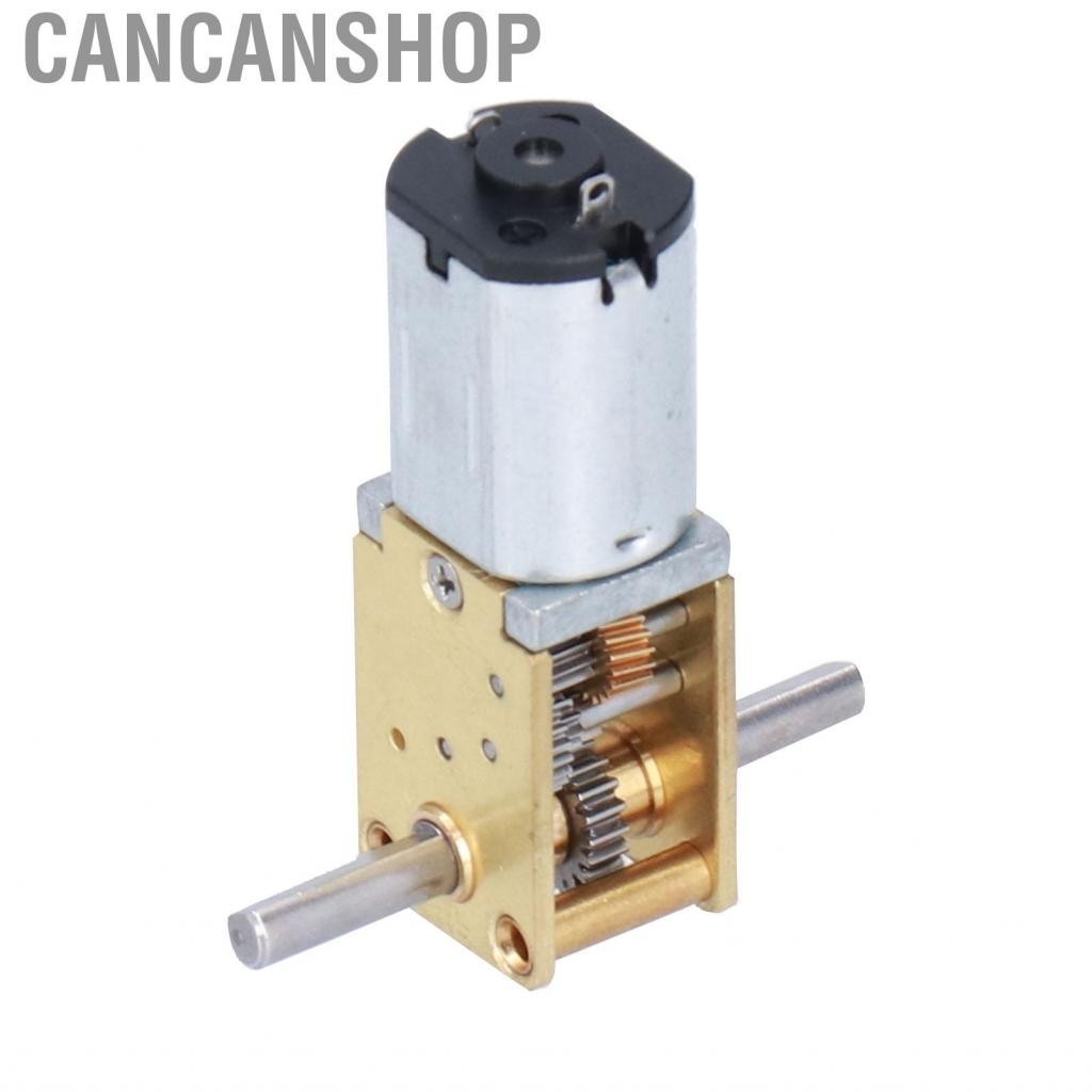 Cancanshop 1x โลหะมอเตอร์ลดความเร็ว Gearwheel เกียร์ DC 12V 27RPM-381RPM