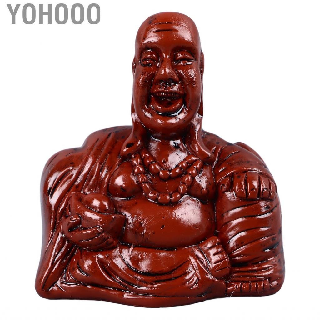 Yohooo Unique Buddha Flip Statue Decorative Small Resin Finger Ornament GI
