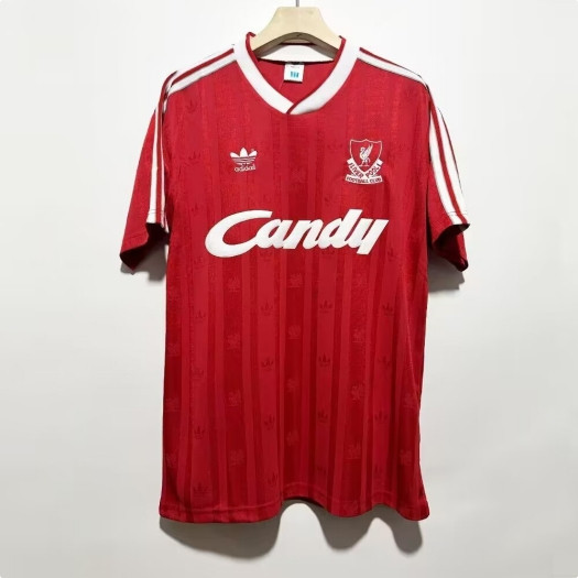 1988-89 Liverpool home FA CUP FINAL Retrofootball jersey เสื้อวินเทจชาย ปักสวยงาม