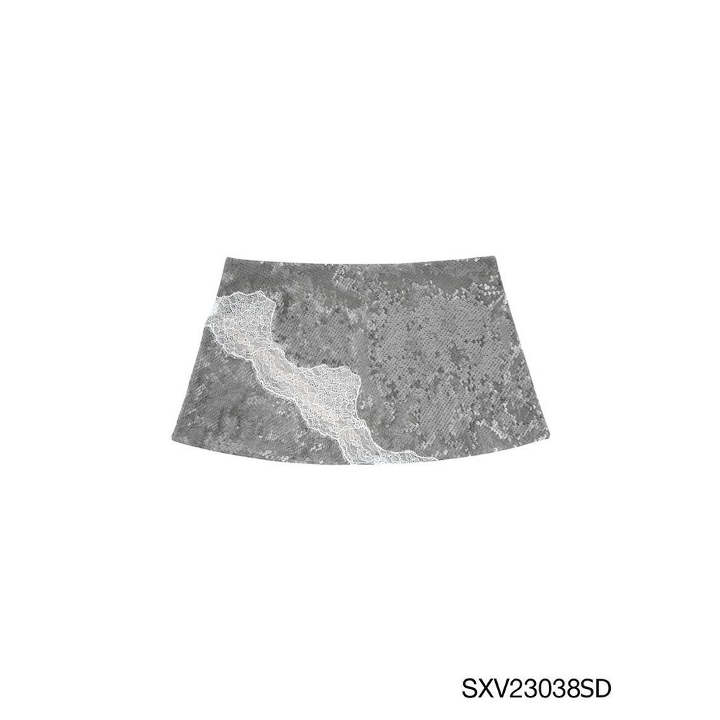 SABINA | Mad Moiselle Resort 24 กระโปรง Demi รหัส SXV23038SD สีเทาเข้ม