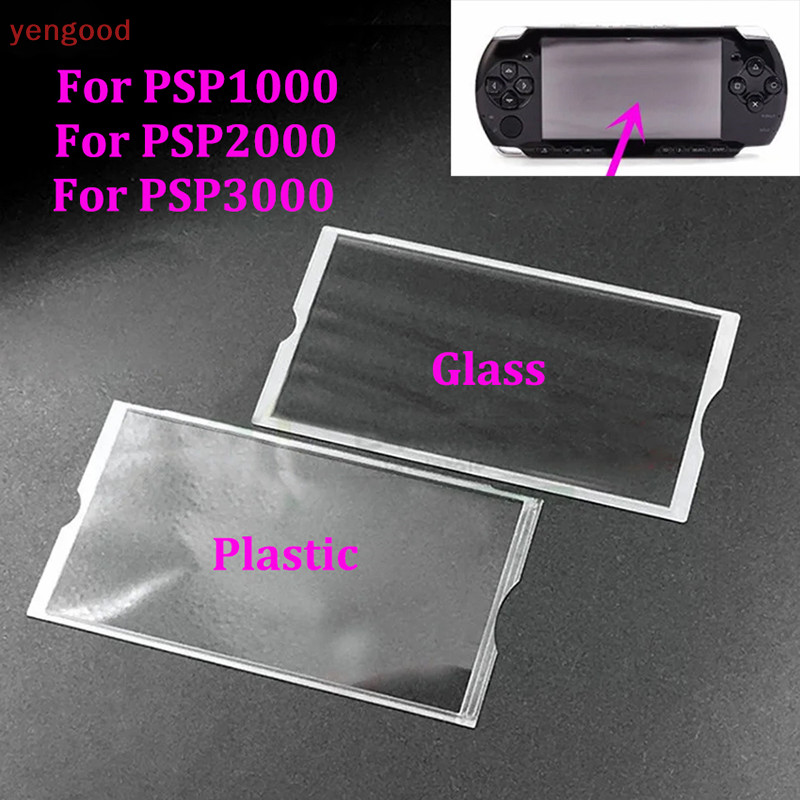 (YGD) เคสกระจกหน้าจอ LCD พลาสติก อุปกรณ์เสริม สําหรับ PSP 1000 2000 3000