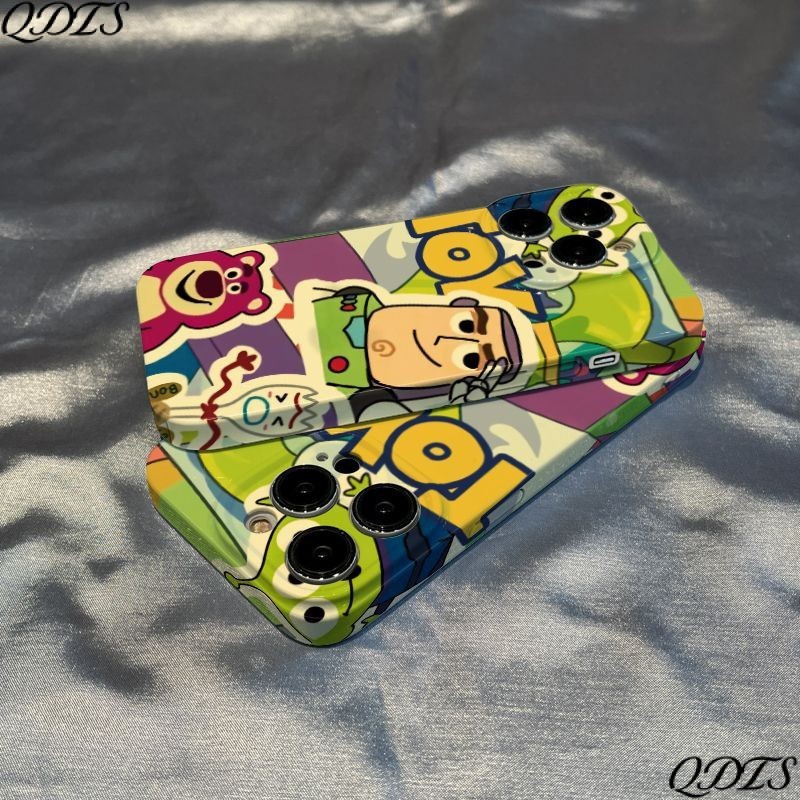 เคสโทรศัพท์มือถือแบบแข็ง กันกระแทก ลาย Toy Story สําหรับ iPhone รุ่นใหม่ล่าสุด PC เคสกันกระแทก รุ่น 15/14 Pro Max 13/12/11 pro/11/XS Max/XR/X|8/ 7 Plus