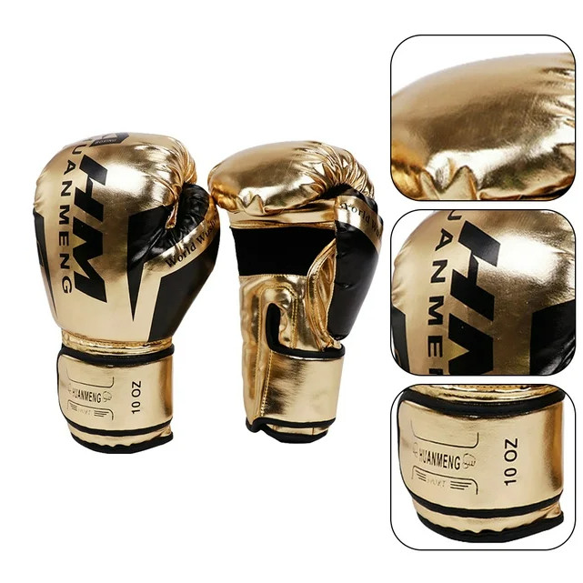 Boxing  gloves นวมชกมวย นวม 6-14oz  Boxer ufc mma นวมชกมวยผู้ใหญ่ - รูปที่ 6