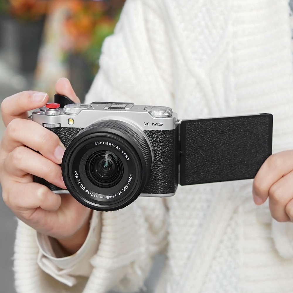 Thumb Grip สําหรับกล้อง Fujifilm X-M5, ที่จับนิ้วกล้อง X-M5,One Hand Grip ขาตั้งยิง, Handgrip L-Shape Grip อุปกรณ์เสริม