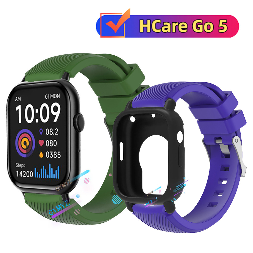 เคส HCare Go 5 ตัวป้องกันหน้าจอ HCare Go 5 สาย สายไนลอนสําหรับสาย HCare Go5 สายรัดข้อมือกีฬา