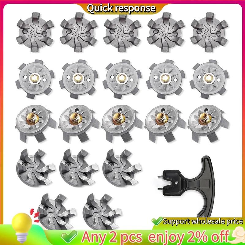 ในสต็อก-20 ชิ้นรองเท้ากอล์ฟ Spikes เปลี่ยน,รองเท้ากอล์ฟพร้อม Golf Cleats Spanner Golf Cleats เปลี่ยน