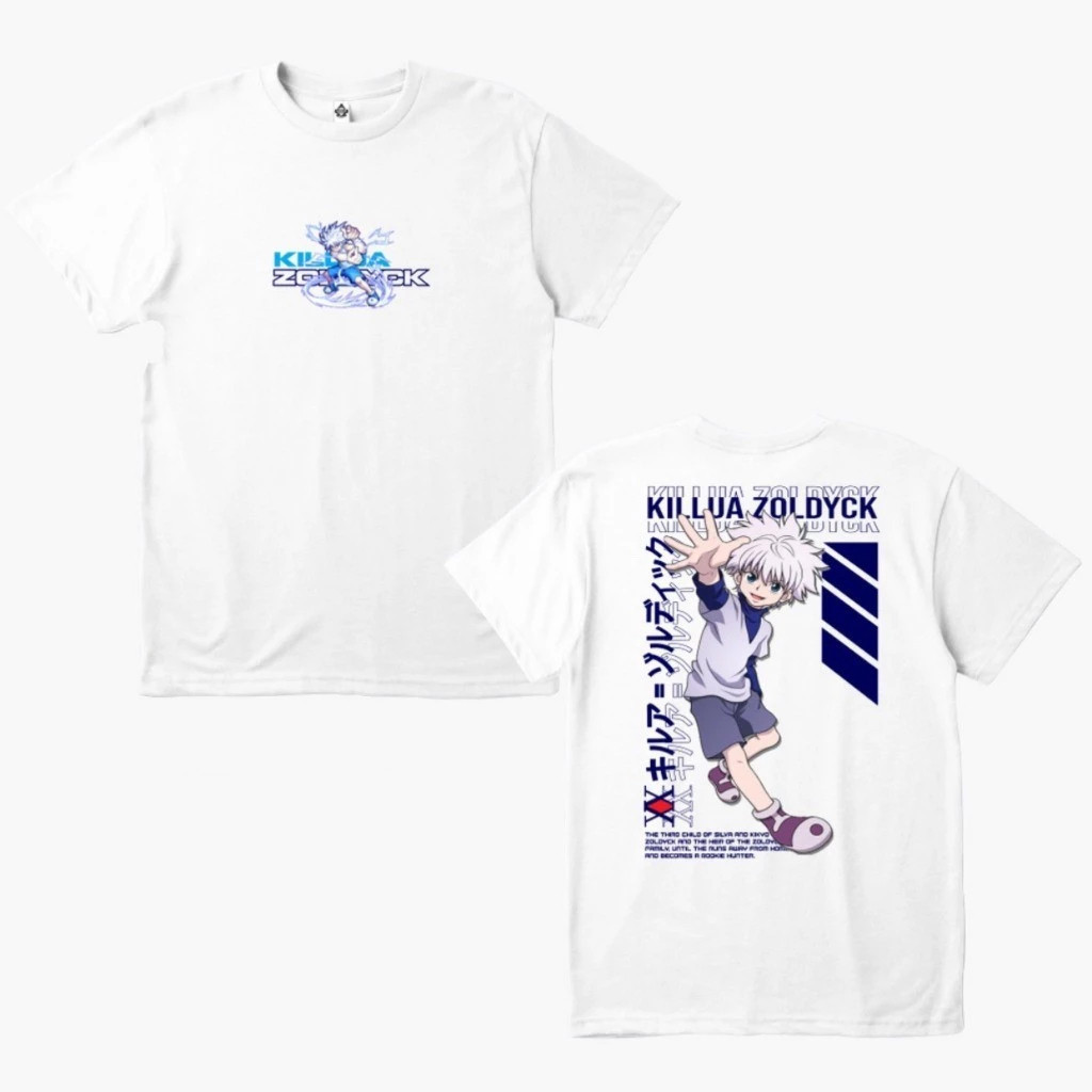 (จัดส่งตลอด 24 ชั่วโมง)Fanfei Printed t-shirt Karimake🌠HUNTER X HUNTER KILLUA ZOLDYCK V4🌠S-3XL