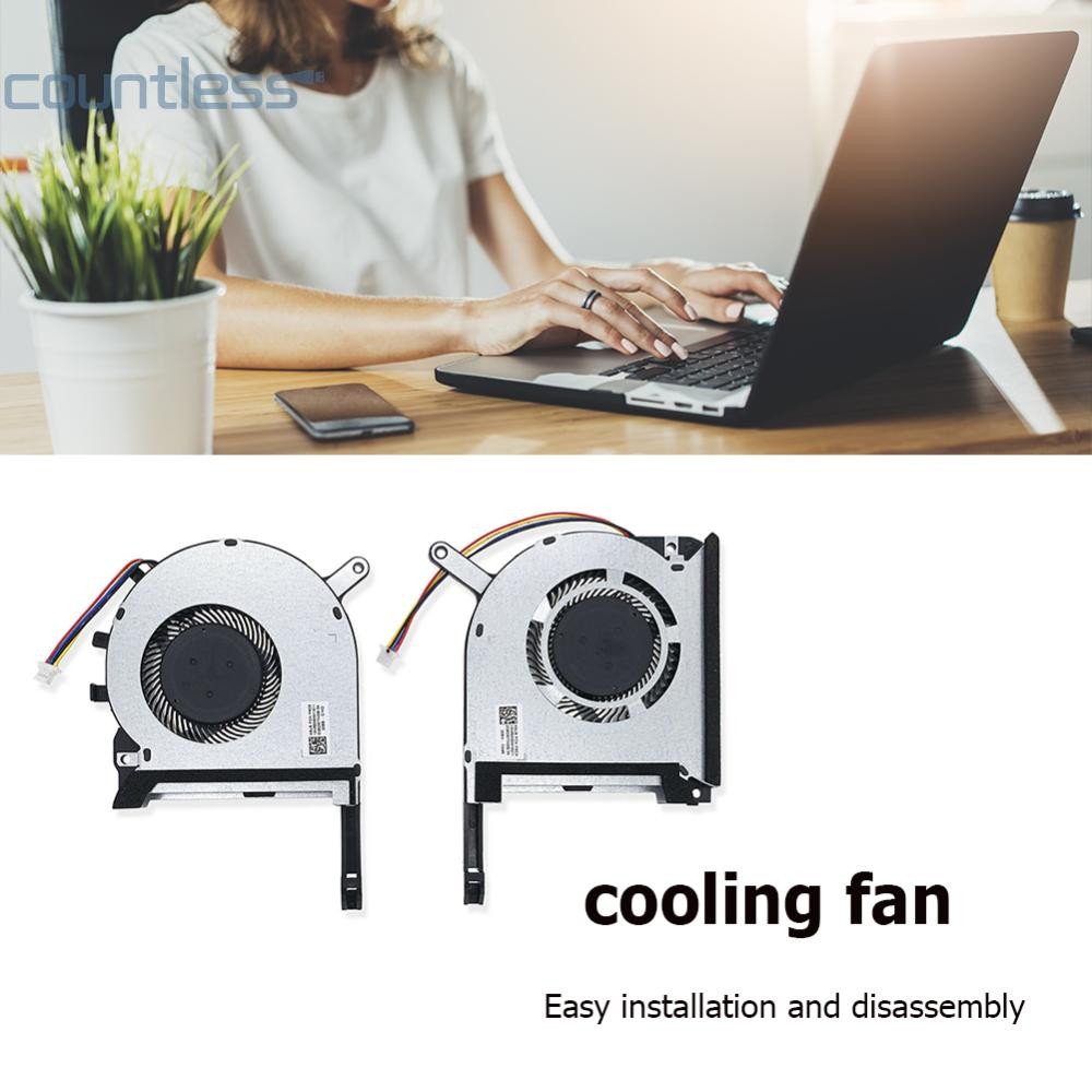 Gpu CPU พัดลมหม้อน้ําคอมพิวเตอร์ Cooler พัดลมสําหรับ Asus TUF Gaming FX505/A15 FA506IU สําหรับ Asus TUF Gaming FX506 FX506LU FX506LH [counterless.th]
