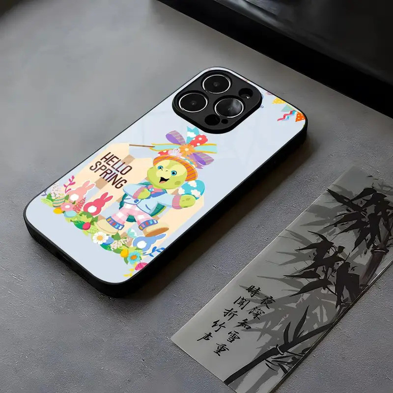 BK-1 Olu Mel เคสโทรศัพท์กระจกนิรภัยสําหรับ iPhone 14 17,15 13 12 11 Pro XS Max Plus Mini X XR 8 7 6s