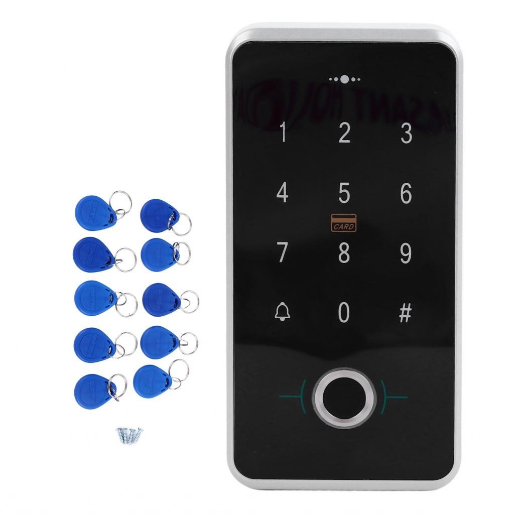 Fingerprint Password Access Control System Door Keypad Lock Controller 12v Strong Security WG26 Output for Outdoor