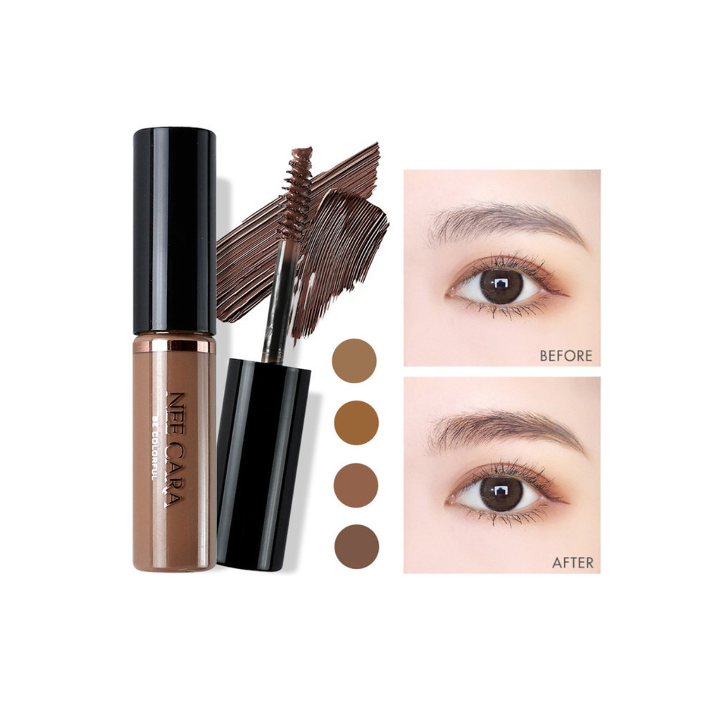 N590 ทิ้นท์ บราว มาสคาร่า มาสคาร่าปัดคิ้ว นีคาร่า NEE CARA TINTED BROW MASCARA