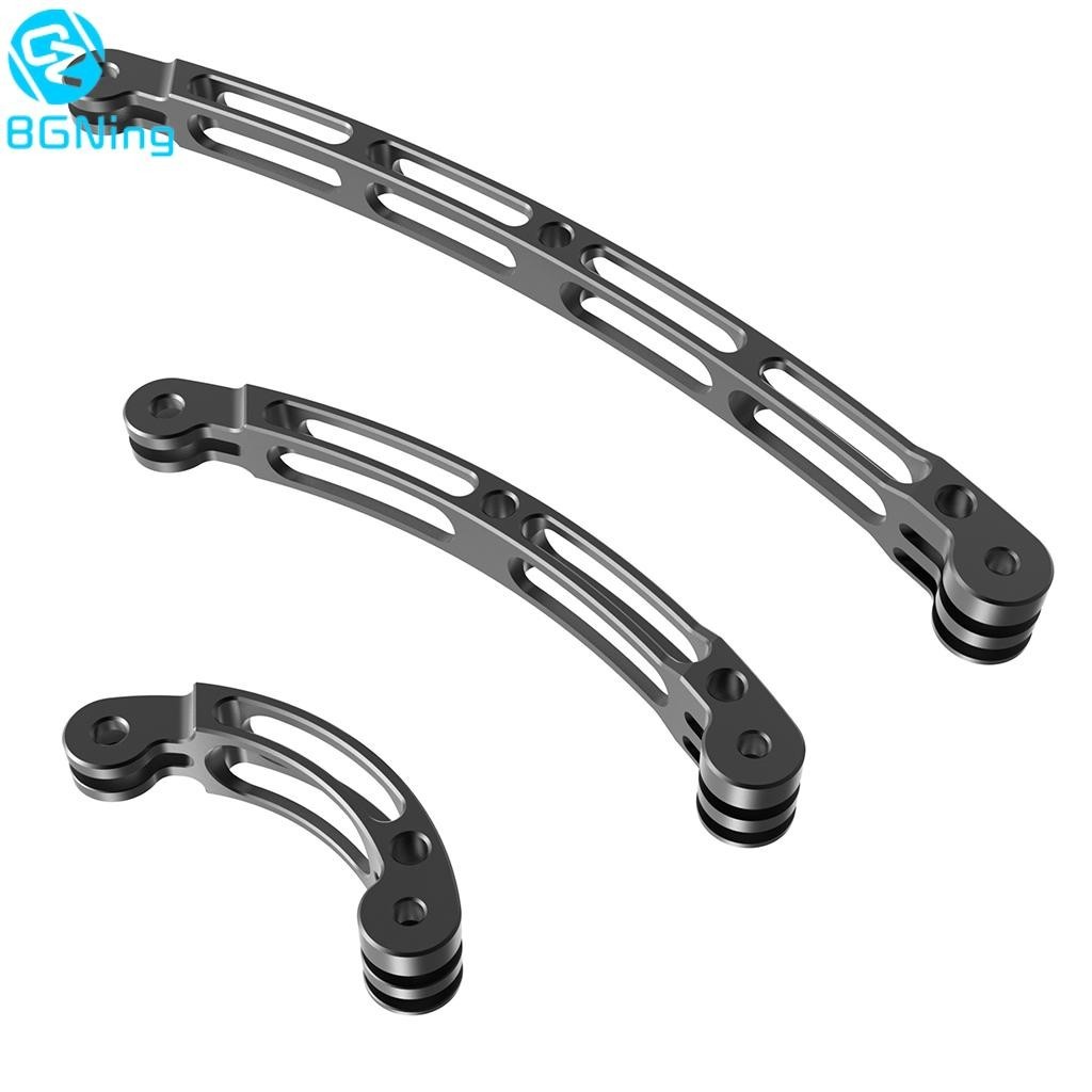 BGNING เข้ากันได้กับ GoPro 13 12 11 10 กล้อง 3 ช่องเสียบการ์ดอะแดปเตอร์ Mount Extension Arm เสาโค้งเชื่อมต่ออะแดปเตอร์