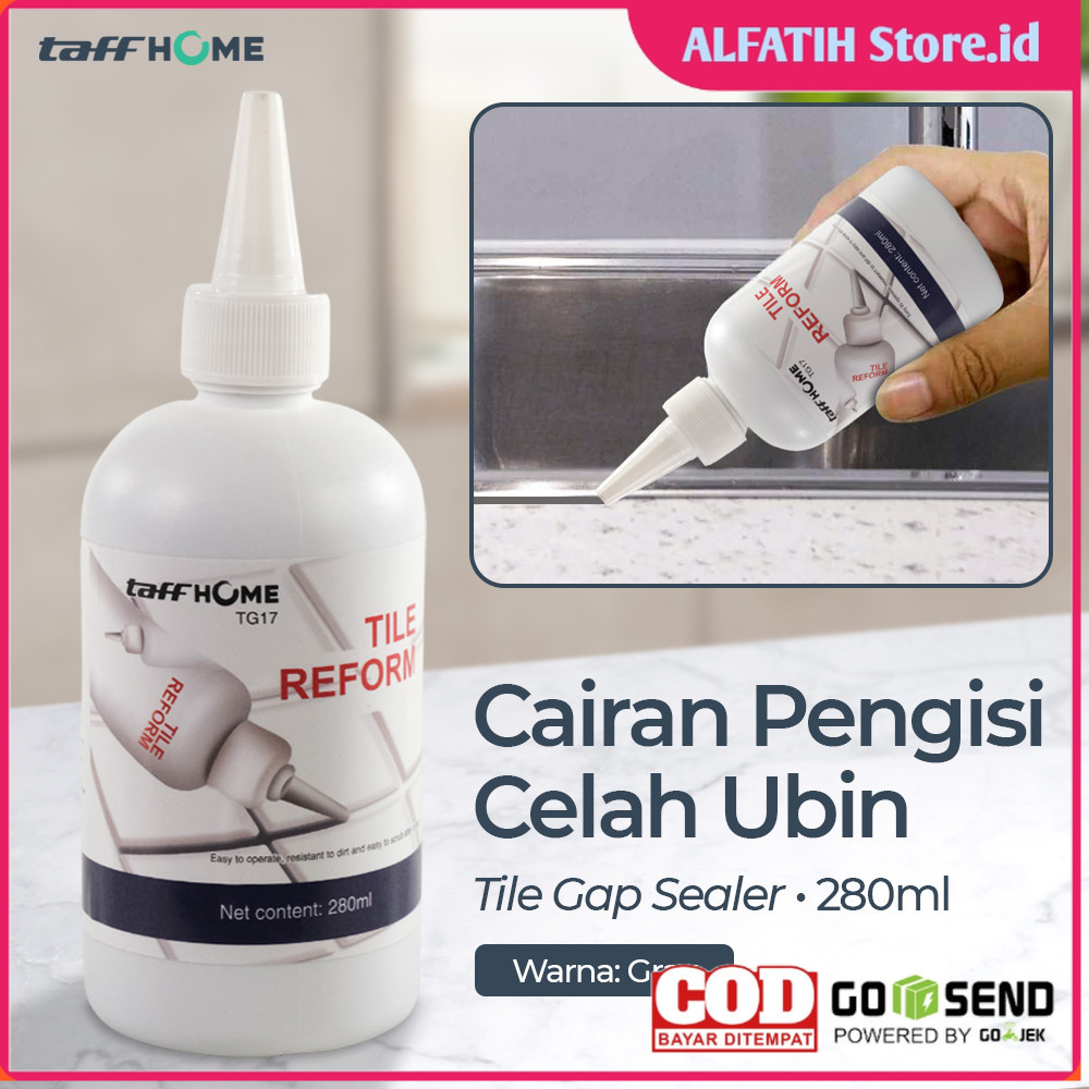 TaffiHOME Tile Gap Sealer Liquid 280ml - TG17 - สีเทา - 7RHZKIGY
