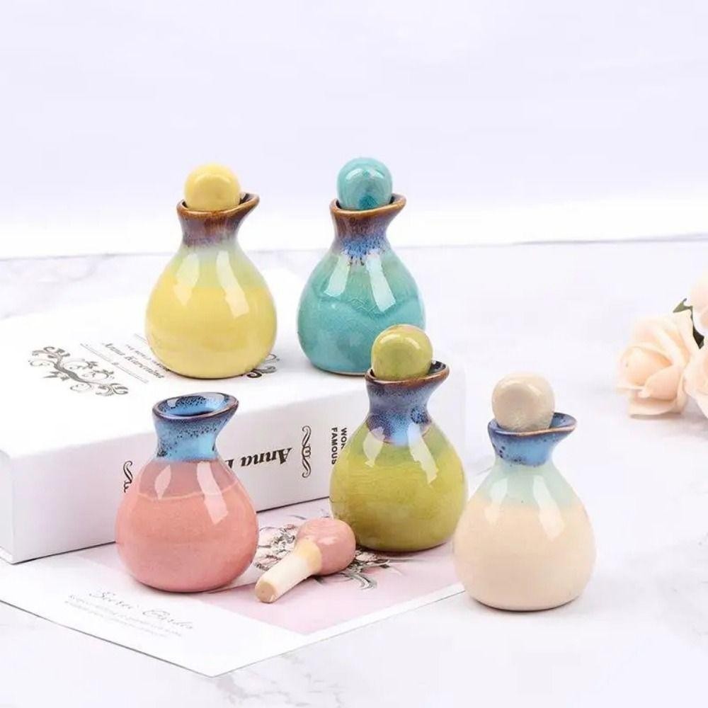 ขวดน้ําหอม สันดิซ ขวดน้ํามันหอมระเหยเปล่ารีฟิล โถเก็บของ สีสุ่มทนทานเครื่องจ่ายอโรมาวินเทจร้านเสริมสวยไทย