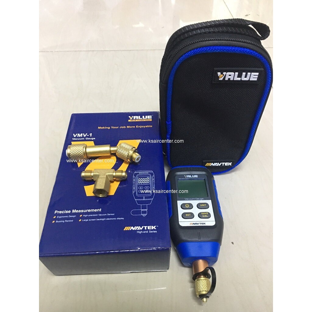 ไมครอนเกจ แวคคั่มเกจ (VACUUM GAUGE) VALUE (รุ่น VMV-1) (รหัสสินค้า 001215)