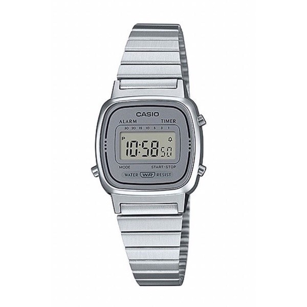 นาฬิกาผู้หญิงเกาหลี Casio Standard นาฬิกาข้อมือผู้หญิง สายสแตนเลส รุ่น LA670,LA670WA,LA670WA-7 - สีเ