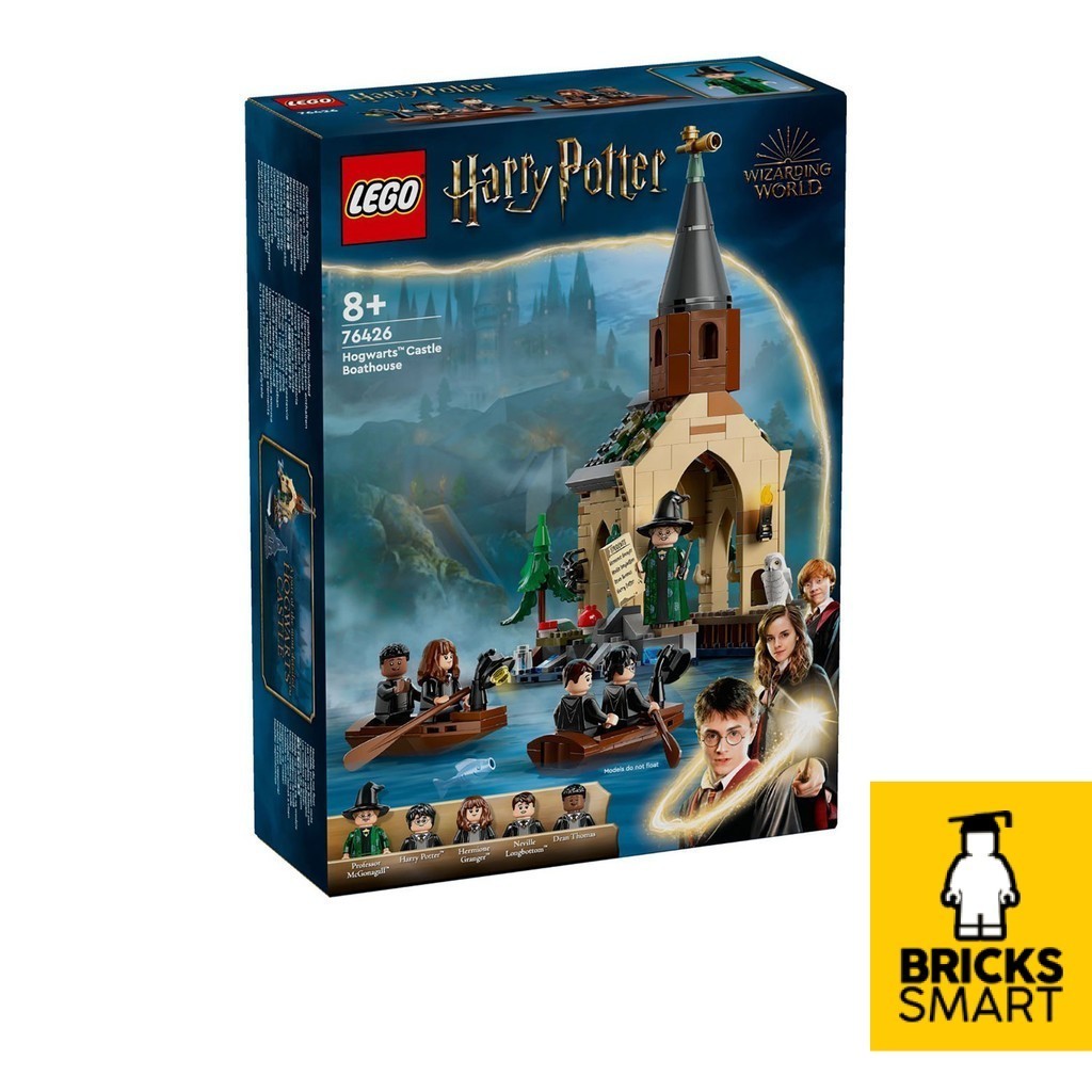 LEGO 76426 ชุดของเล่นตัวต่อ Harry Potter Hogwarts Castle Boathouse (350 ชิ้น)