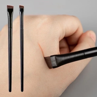 B-08✨Eyebrown brush แปรงเขียนคิ้วเเละแปรงอายไลเนอร์ 2 แบบ ขนแปรงบางพิเศษ แบบพกพา ทนทาน แต่งหน้ามืออาชีพ