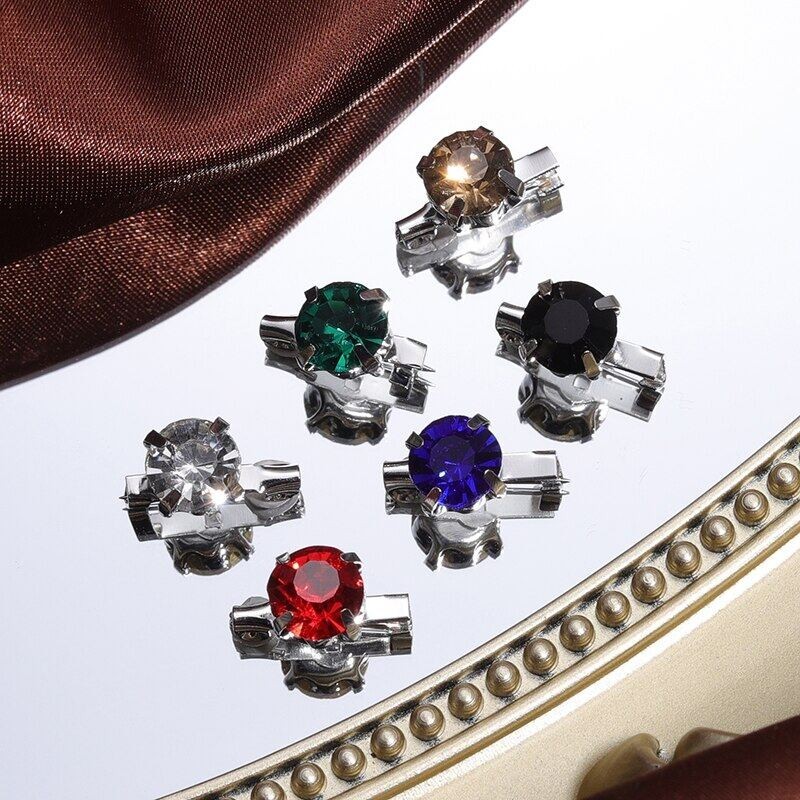 12 ชิ้น / เซต มุสลิม ผ้าพันคอ ฮิญาบ เข็มกลัด Kerongsang Pins เด็ก สุ่มสี เข็มกลัดคงที่ หัวคงที่ ผ้าพันคอ คลิป Pin เครื่องประดับ ของขวัญสําหรับผู้หญิง - ภาพย่อย 4