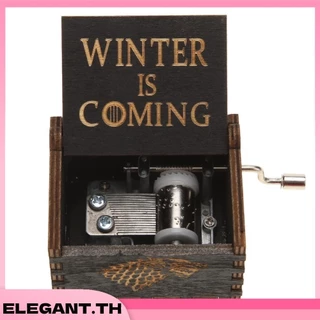 Game of Thrones Harry Potter Star Wars กล่องดนตรีไม้ สไตล์วินเทจ กล่องดนตรีไม้ตั้งโต๊ะ สไตล์เรโทร สําหรับตกแต่งวันเกิด คริสต์มาส