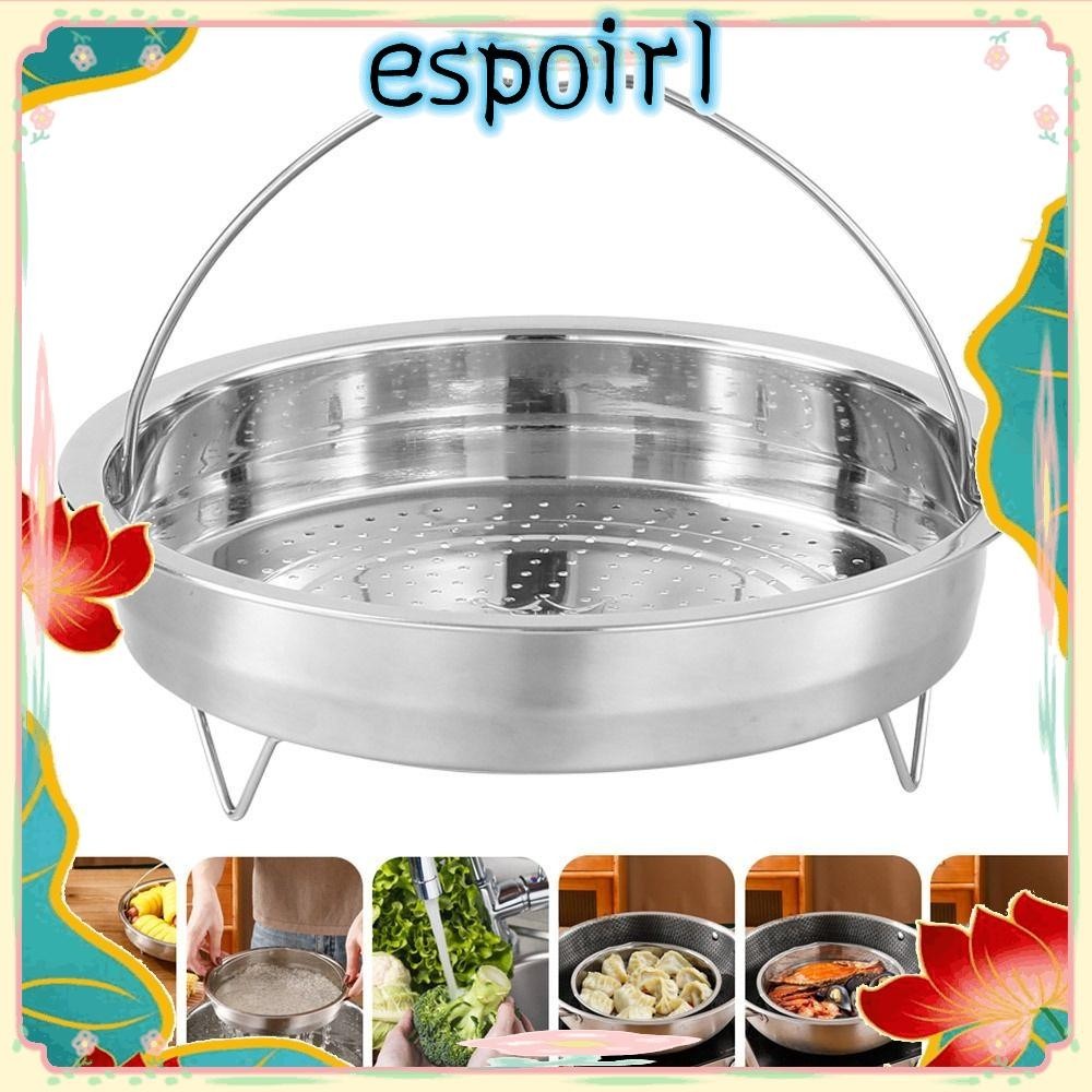 Espo ตะกร้านึ่งอาหาร สเตนเลส 304 อเนกประสงค์ พร้อมที่จับ สําหรับนึ่งอาหาร