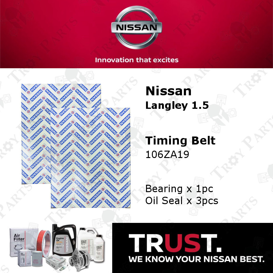 ชุดสายพานไทม์มิ่ง Nissan 100K 13028-11M10 สําหรับ Sunny 1.5 Langley 1.5 Sentra 1.5 1.6 N13 E15 ( 106