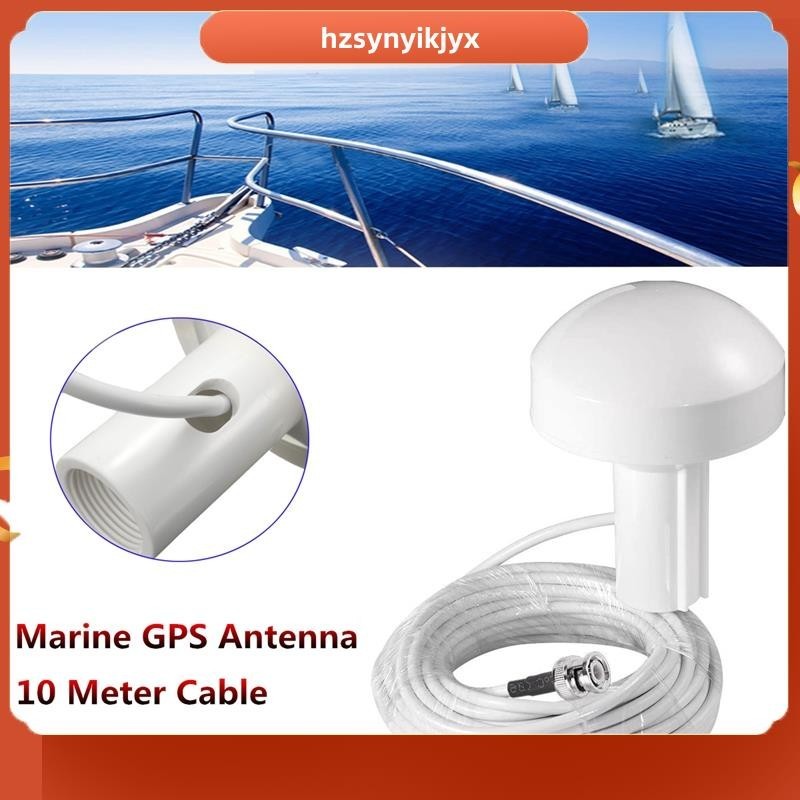 【hzsynyikjyx】เสาอากาศนําทาง Gps ตัวผู้ BNC 10 เมตร สําหรับเรือ