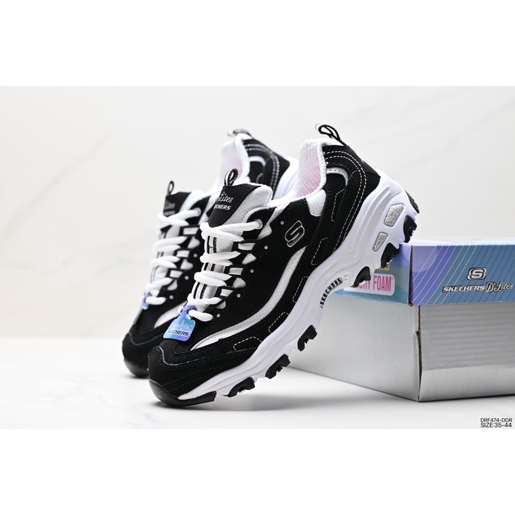 Skechers MH2 รองเท้าผ้าใบ รองเท้าวิ่ง พื้นหนา ของแท้ 100% สําหรับผู้ชาย และผู้หญิง