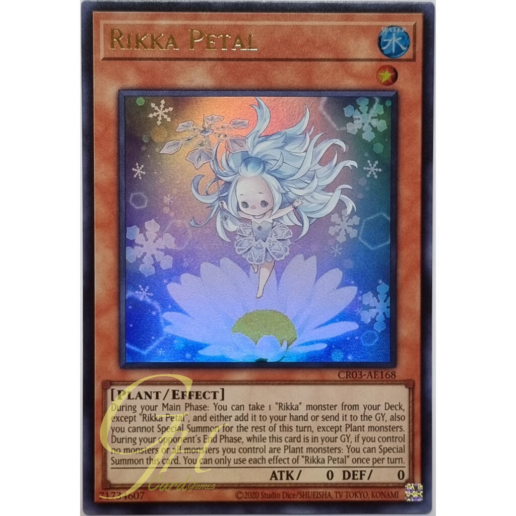 Yugioh [CR03-AE168] Rikka Petal (Ultra Rare)