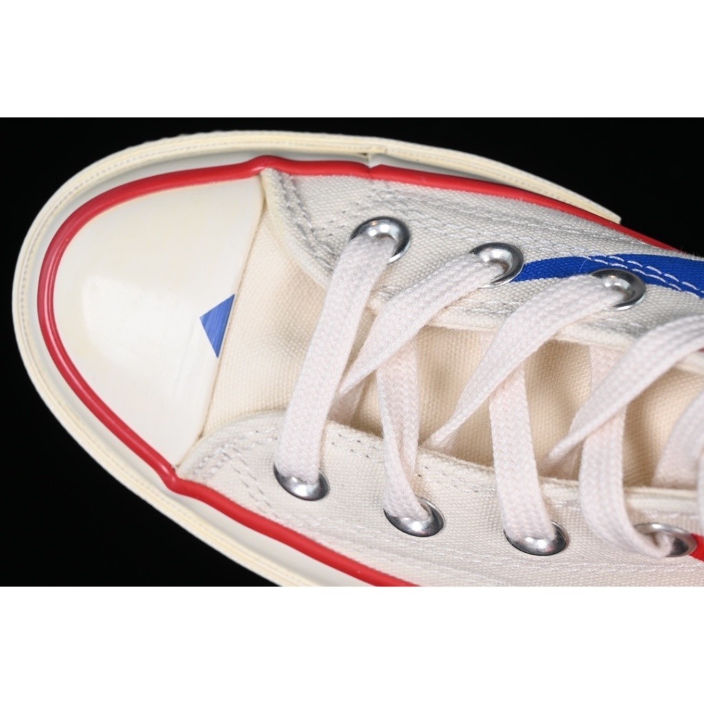 ♞,♘Original Converse Chuck Taylor All Star 70 Hi Blue Red White Canvas Shoes For Men Women A07076C