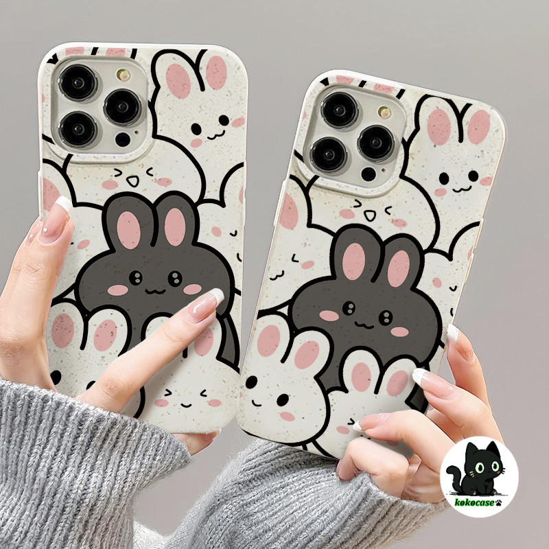 GOOD CASE สินค้า1บาท IPHONE 11 14 13 12 15 Pro Max X XR XSMAX 14 15 Plus ซิลิโคนนุ่มกันกระแทก เคสโทรศัพท์ กระต่ายน่ารัก