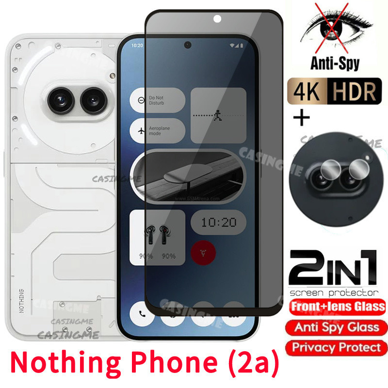 Nothing Phone (2a) 2024 ฟิล์มกระจกนิรภัยกันรอยหน้าจอ ป้องกันการแอบมอง เพื่อความเป็นส่วนตัว สําหรับ Nothing Phone 2a Phone2a NothingPhone2a 2 a