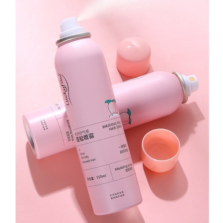 สเปรย์สระผมแห้ง ดรายแชมพู ขจัดความมัน Dry Shampoo กลิ่นพีช
