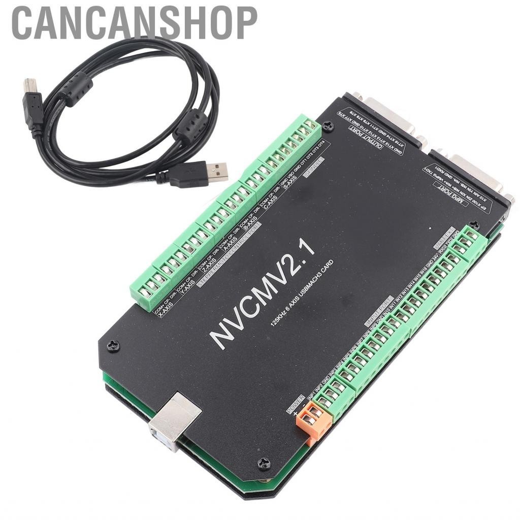 Cancanshop CNC Controller Board  NVCM 4 Axis MACH3 USB Interface Card for Stepper Motor