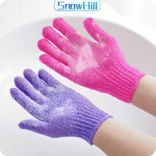 S.H ถุงมืออาบน้ำ ถุงมือขัดผิวอาบน้ำ ขจัดเซลล์ผิวเก่า พร้อมส่ง Glove-style bath towel